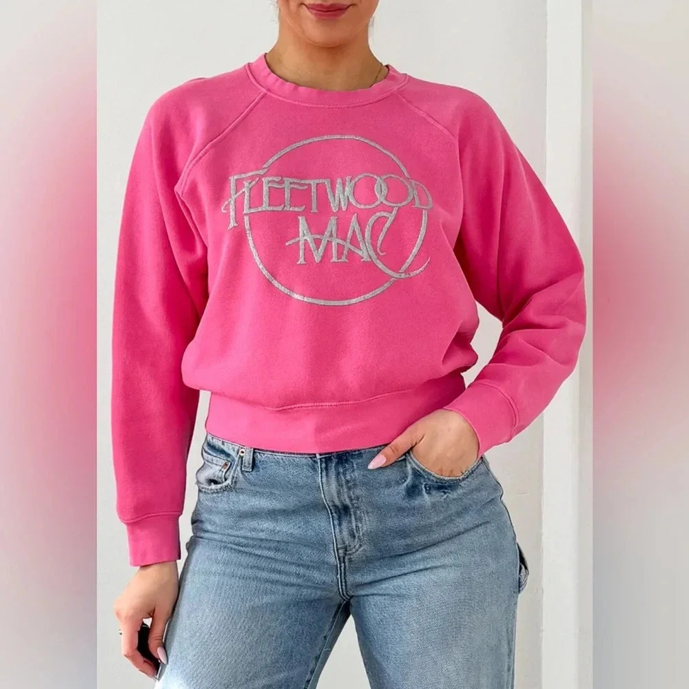 Daydreamer Pink Fleetwood Mac Logo Sweatshirt